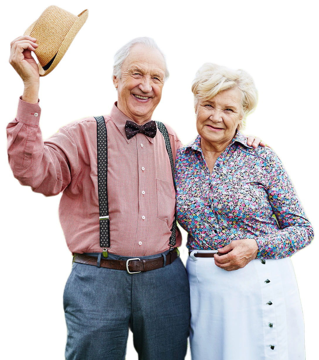 Happy senior couple enjoying SC in-home care
